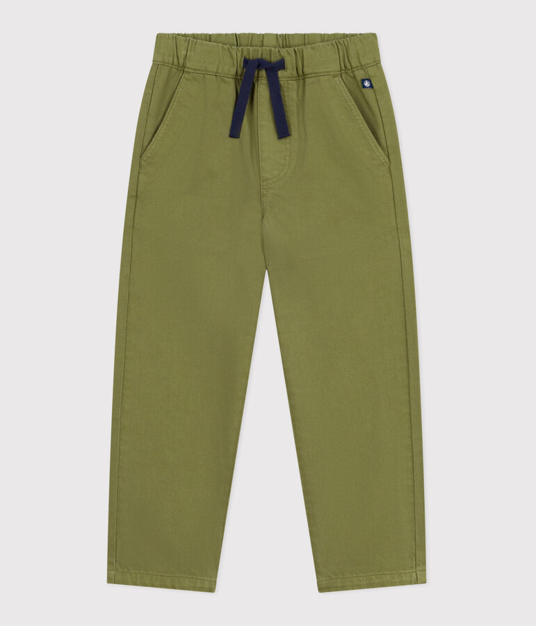 Pantal&oacute;n denim infantil verde