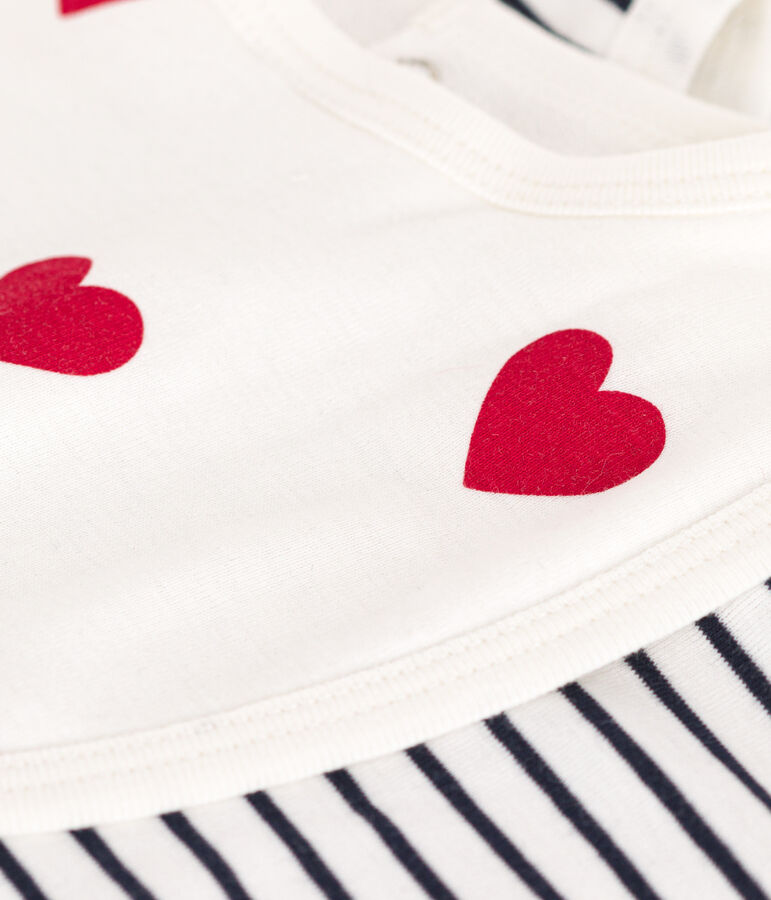 JUEGO DE 2 BABEROS DE ALGOD&Oacute;N PARA BEB&Eacute; multicolor