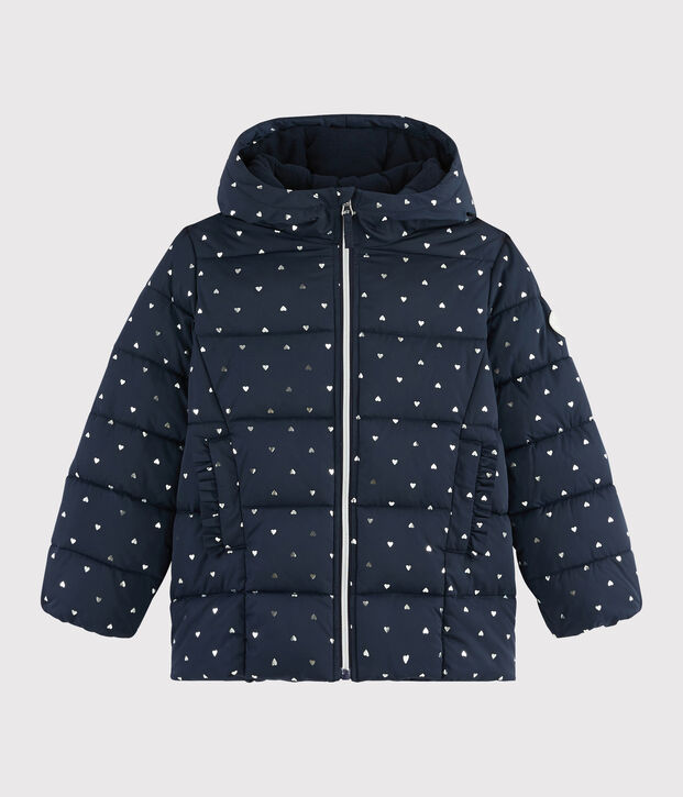 Abrigo para ni&ntilde;a azul/gris