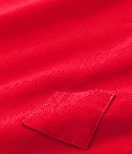 Peto de terciopelo para bebé niño rojo FROUFROU