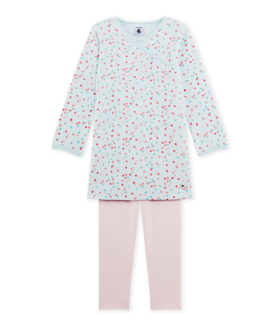 Camisón de terciopelo para niña rosa VIENNE/azul BOCAL/ MULTICO