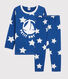 Pijama con estrellas unisex de felpa