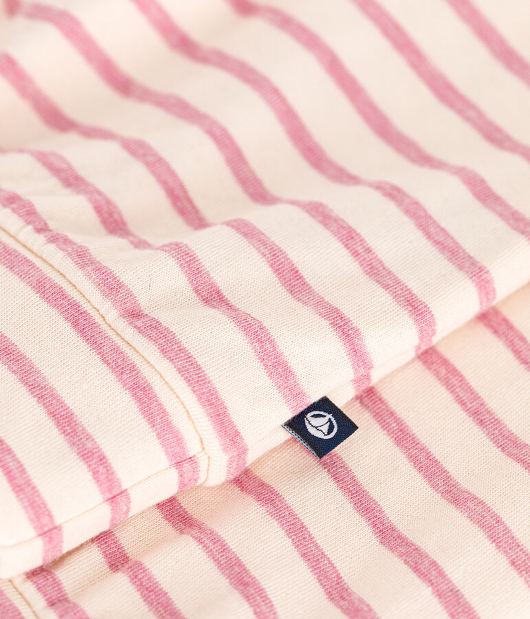 Sudadera de t&uacute;bico para ni&ntilde;a crudo/rosa