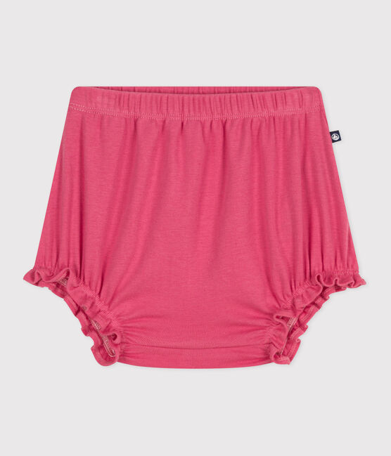 Pololo de algodón liso para bebé rosa PEONIA