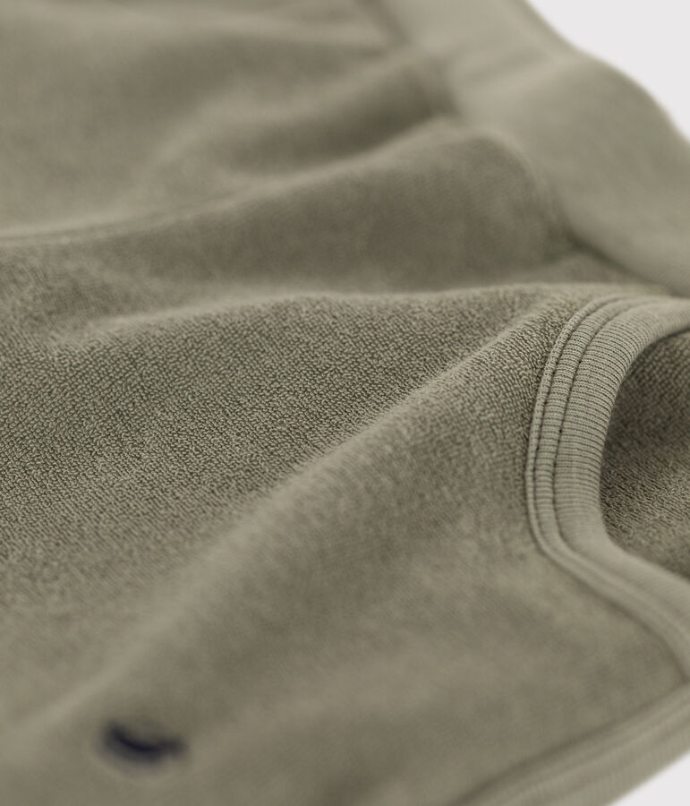 Shorts de rizo para ni&ntilde;a verde