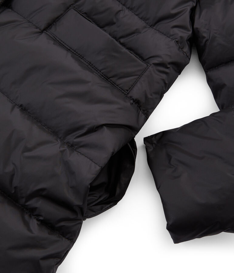 Plumas infantil de plum&oacute;n para ni&ntilde;a gris