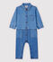 Mono largo vaquero claro de bebé niño azul DENIM CLAIR