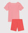 Pijama infantil corto de algodón SUSHI/ MULTICO