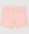 Pantalón corto de malla para bebé niña - niño rosa MINOIS
