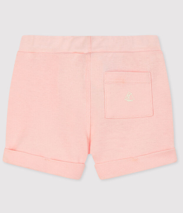 Pantal&oacute;n corto de malla para beb&eacute; ni&ntilde;a - ni&ntilde;o rosa