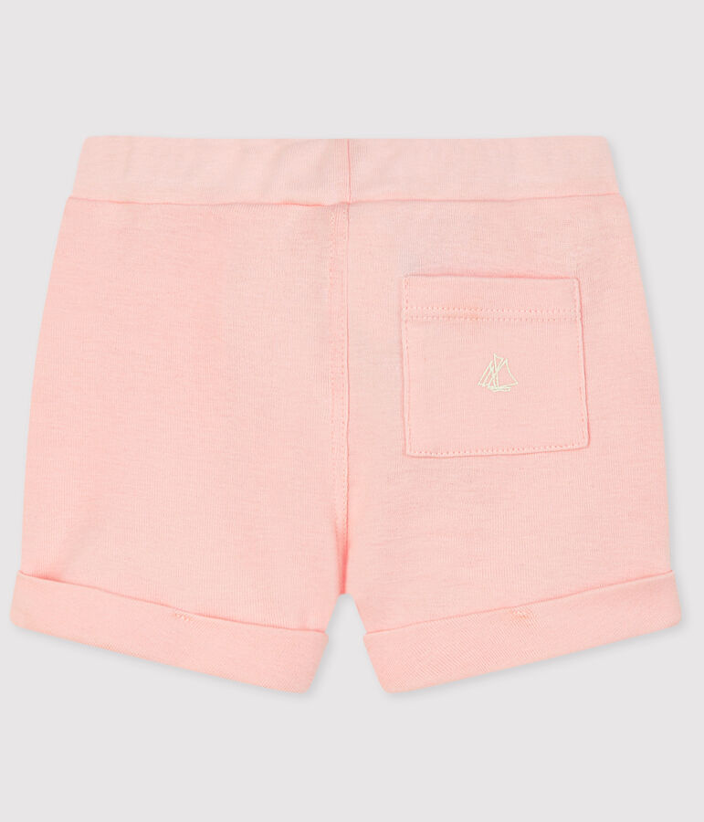 Pantal&oacute;n corto de malla para beb&eacute; ni&ntilde;a - ni&ntilde;o rosa