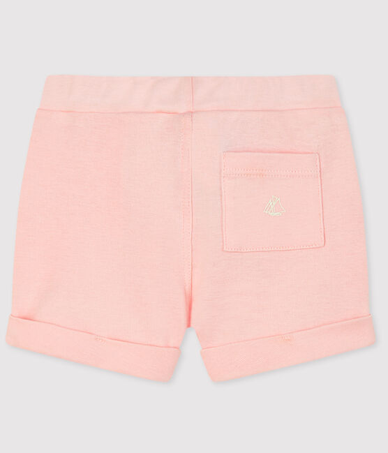 Pantalón corto de malla para bebé niña - niño rosa MINOIS
