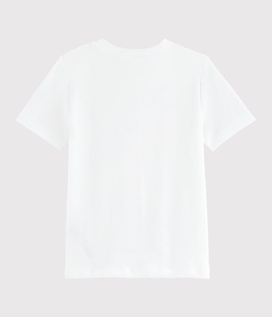 Camiseta serigrafiada para niña blanco ECUME