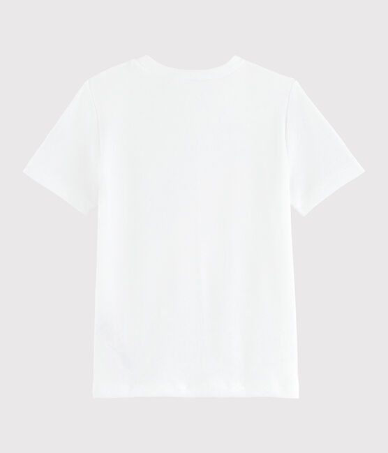 Camiseta serigrafiada para niña blanco ECUME