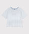 Camiseta LE BOXY de algodón para mujer GOMME/ MARSHMALLOW