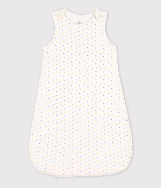 Saco de algodón orgánico de bebé blanco MARSHMALLOW/blanco MULTICO