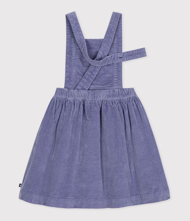 Pichi infantil de terciopelo liso. violeta