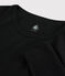 Camiseta de lana y algodón de mujer negro NOIR