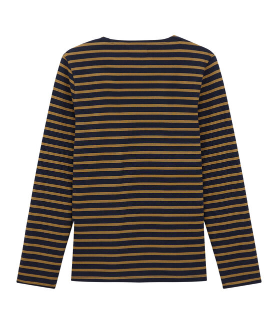 Marinera icónica para hombre azul SMOKING/marron BRINDILLE
