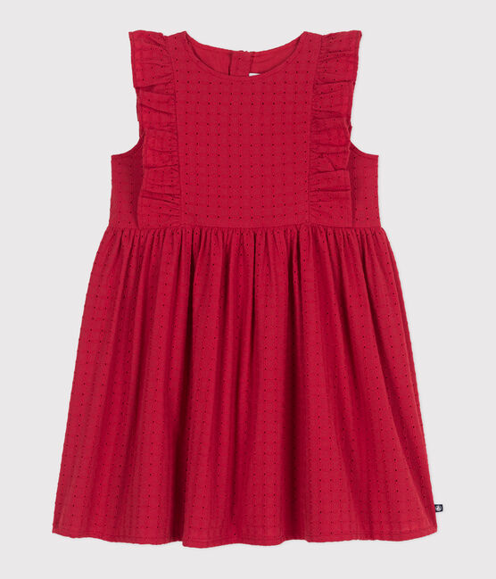 Vestido infantil de algodón sin mangas SPI