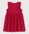 Vestido infantil de algodón sin mangas SPI