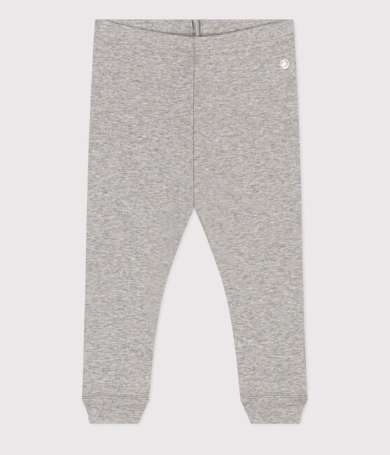 Leggings de algodón para bebé gris CHATON CHINE