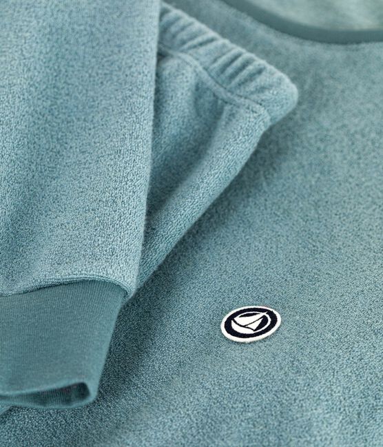 Pijama liso de rizo de algodón para mujer GOBELIN