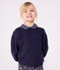 Sudadera infantil lisa de algodón