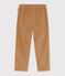 Pantal&oacute;n infantil recto de terciopelo LATTE