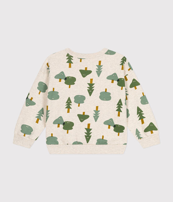 Sudadera de felpa para niño beige MONTELIMAR/blanco MULTICO