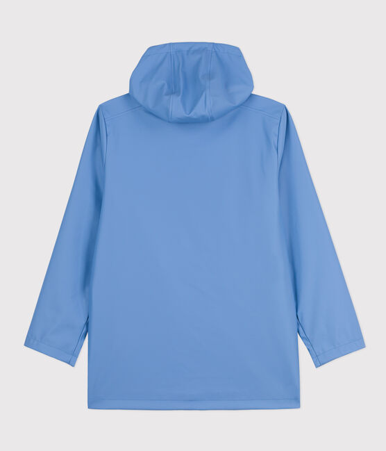 Chubasquero icónico de material reciclado y algodón orgánico azul EDNA
