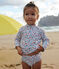 Camiseta con protección UV y estampado de flores para bebé blanco MARSHMALLOW/blanco MULTICO