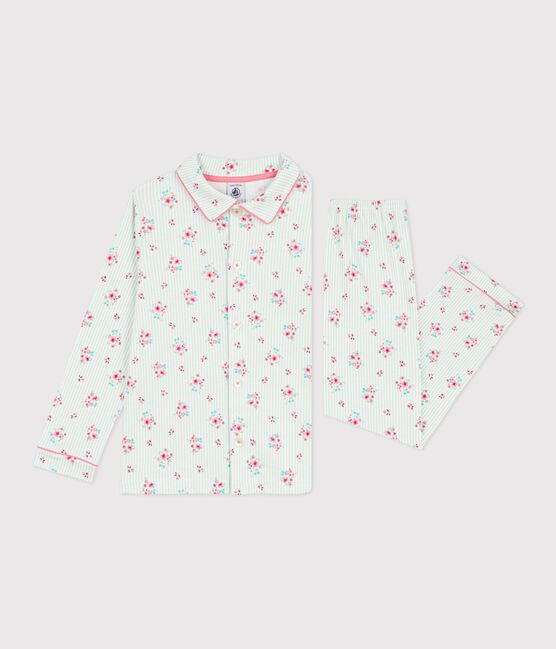 Pijama infantil abotonado de algodón estampado MARSHMALLOW/ AMANDIER/ MULTICO