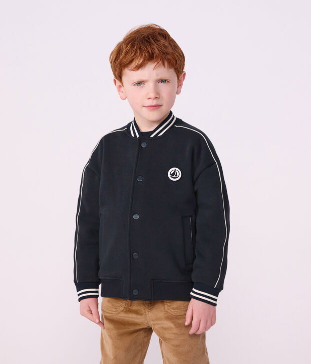 Chaqueta teddy infantil lisa de algod&oacute;n SMOKING