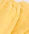 Pantalón liso de gasa de algodón para bebé amarillo ORGE