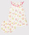 Vestido estampado y braguita «bloomer» para bebé niña blanco MARSHMALLOW/blanco MULTICO