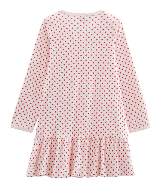 Camisón para niña de punto rosa FLEUR/rosa IMPATIENCE