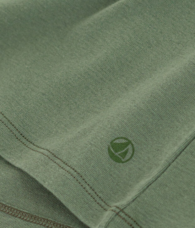 Camiseta L'ICONIQUE de algod&oacute;n con cuello redondo para mujer verde