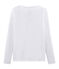 Camiseta manga larga de algodón Sea Island para mujer blanco ECUME