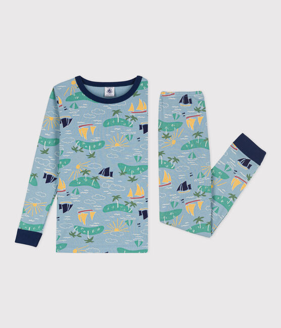 Pijama ajustado de algodón de explorador de niño/niña ENNEIGE/ MULTICO