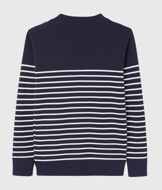 Jersey marinero para hombre azul SMOKING/blanco MARSHMALLOW