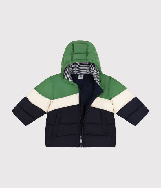 Plumífero colorblock con capucha para bebé PALMERAIE/ MULTICO