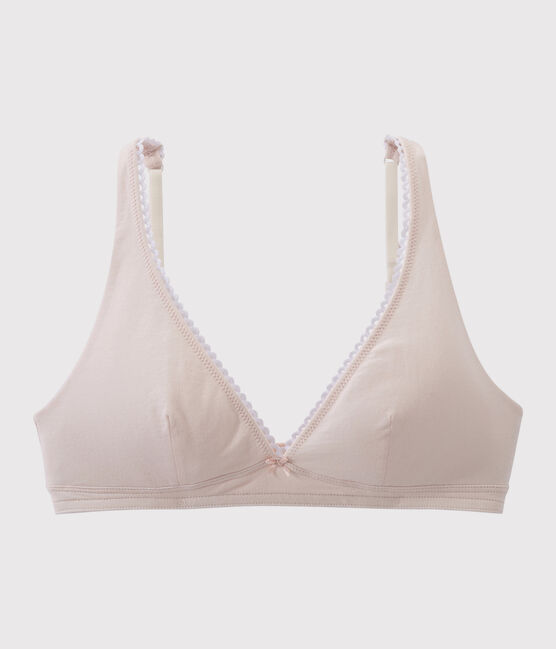 Sujetador liso rosa FLEUR