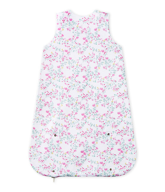 Saco reversible para bebé niña blanco ECUME/blanco MULTICO