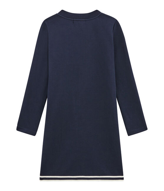 Vestido recto para mujer azul SMOKING