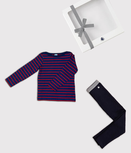 Estuche de regalo con marinera y jegging para niña variante 1