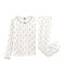 Pijama de punto para niña blanco MARSHMALLOW/blanco MULTICO