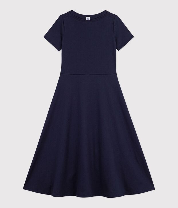 Vestido largo de algod&oacute;n para mujer SMOKING
