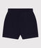 Shorts infantiles de algodón liso azul SMOKING