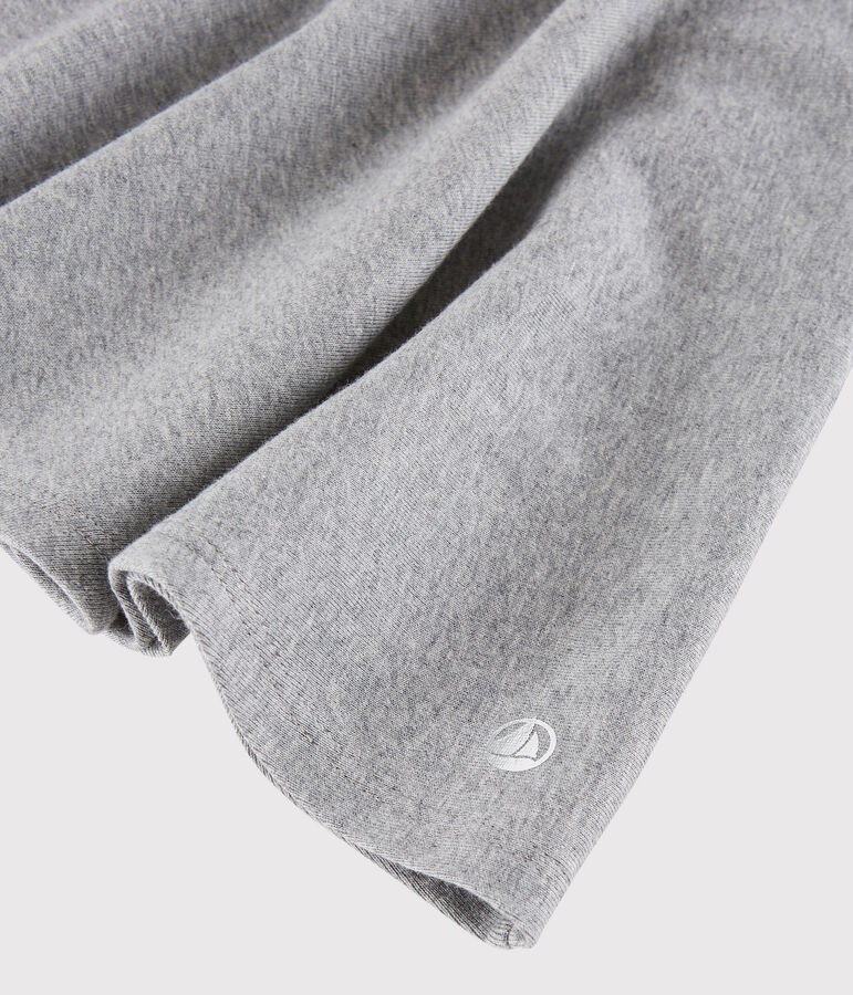 Falda de punto para ni&ntilde;a gris